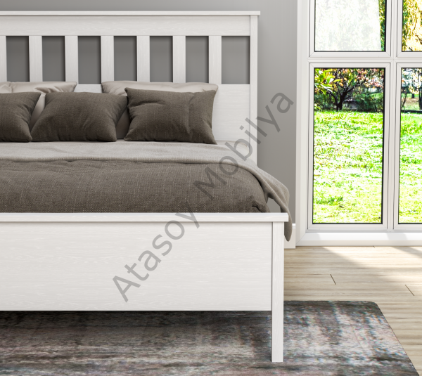 Helen Ahşap Karyola