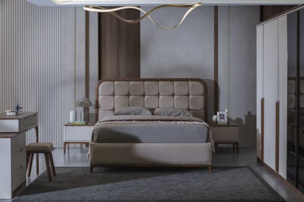 İnci Ahşap Yatak Odası