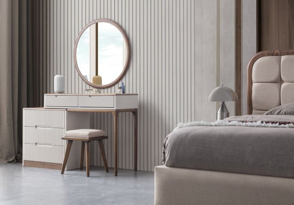 İnci Ahşap Yatak Odası