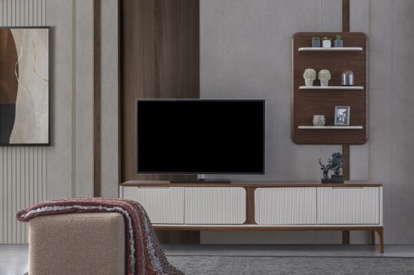 İnci Ahşap Tv Ünitesi