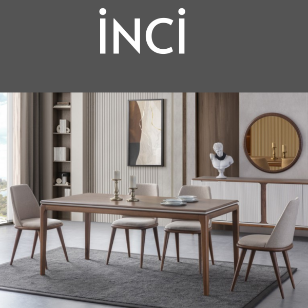 İnci Ahşap Yemek Odası