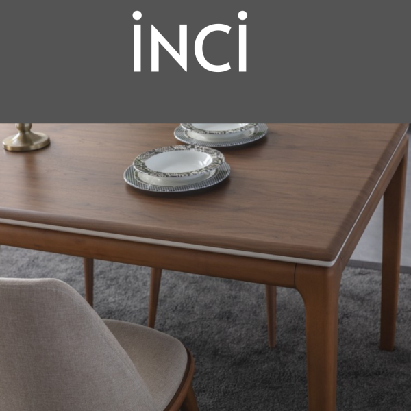 İnci Ahşap Yemek Odası