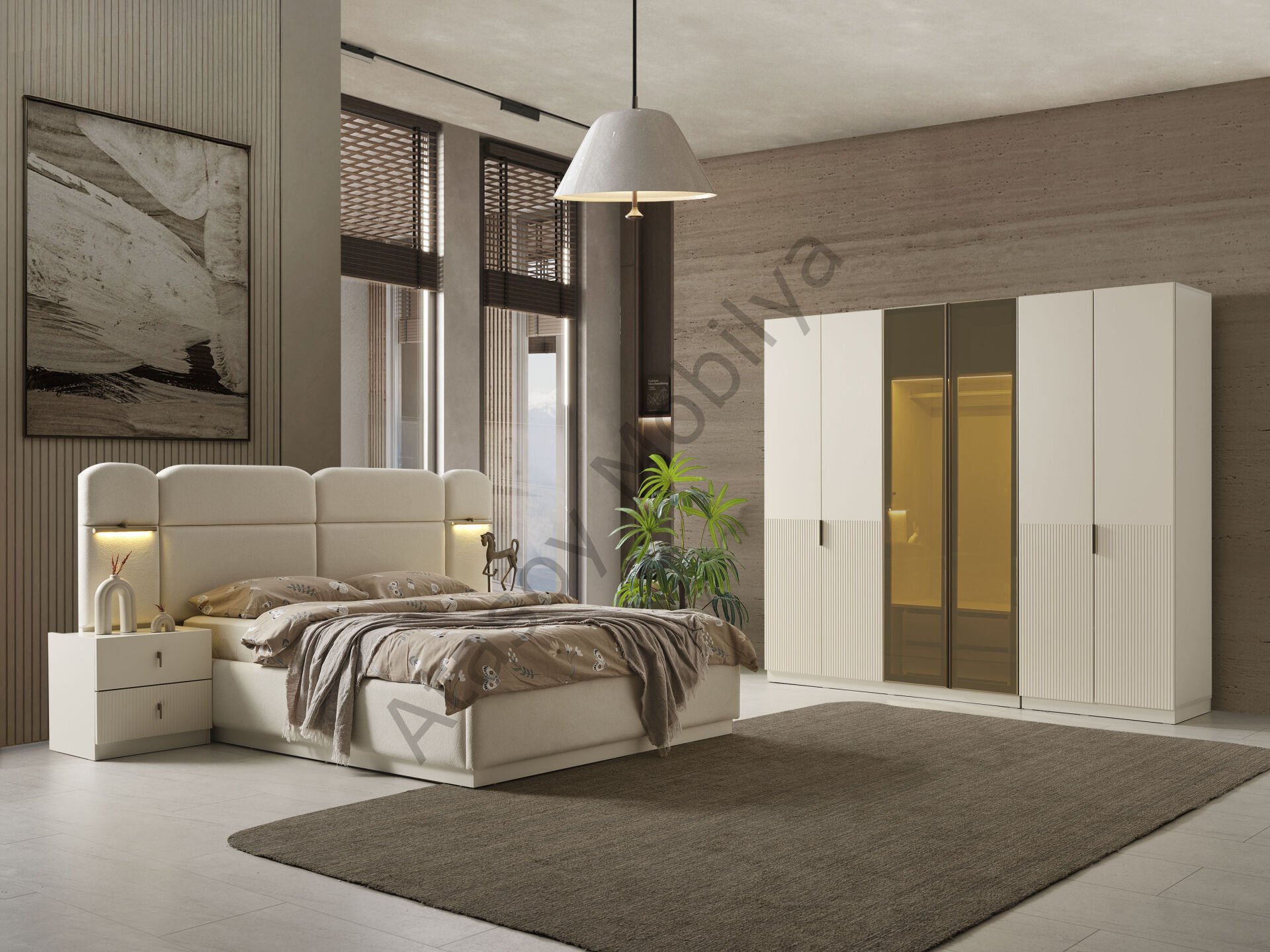 Roza Yatak Odası Takımı