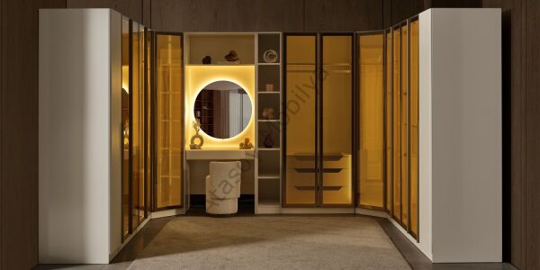 Marsel Köşe Dolaplı Yatak Odası